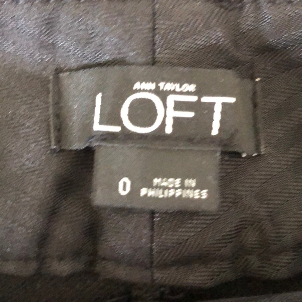 𝅺ANN Taylor Loft Size 0 Dress Ankle Pant - Picture 8 of 12